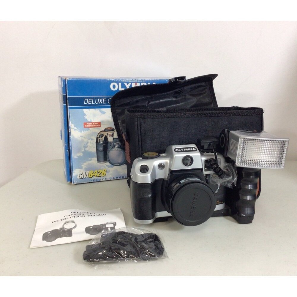 Olympia Camera Set with Carrying Case GM8426 NEW